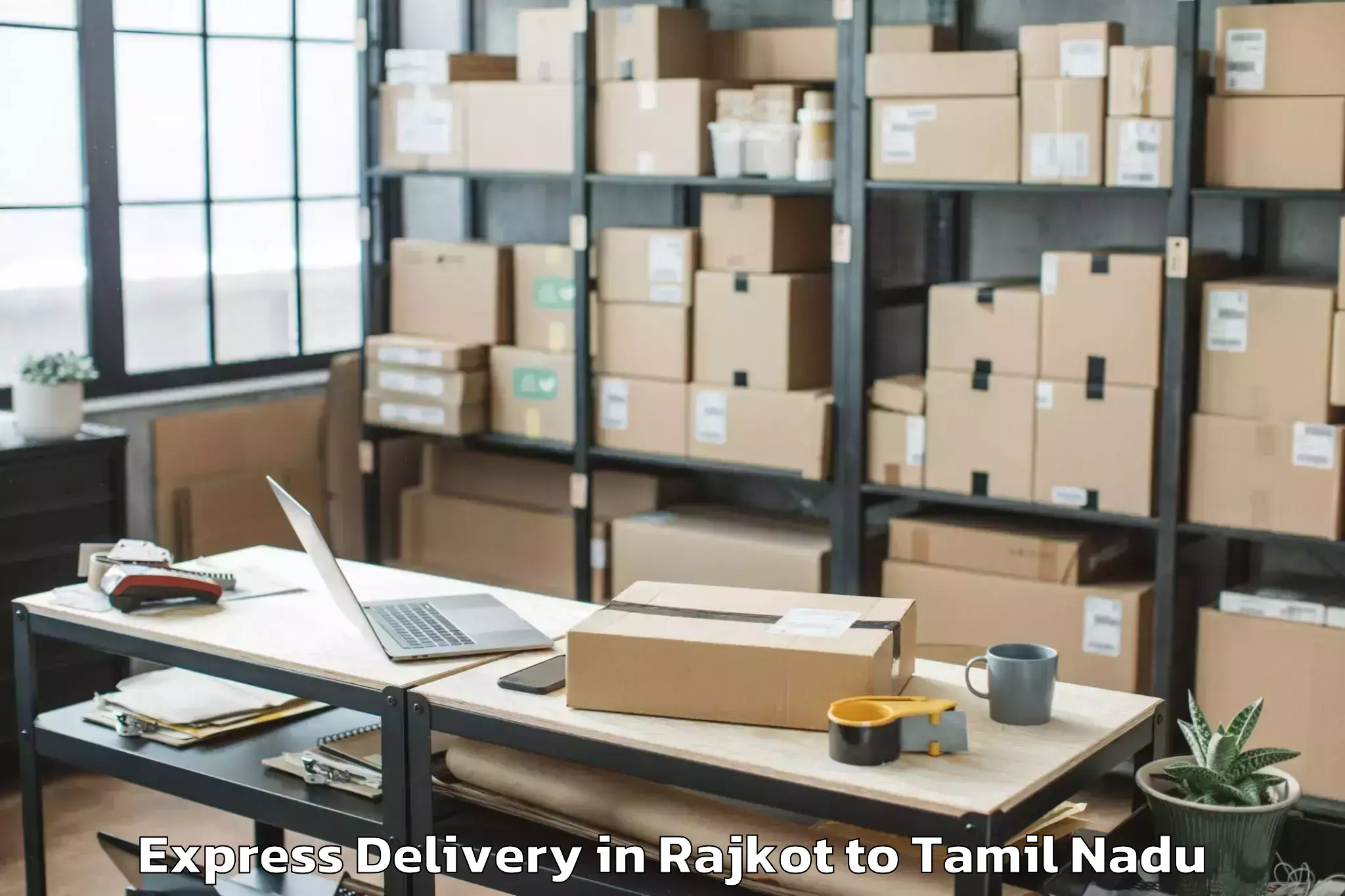 Professional Rajkot to Spectrum Mall Chennai Express Delivery